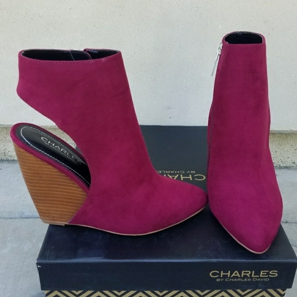 Sexy Charles David x Free People Wedge Booties - Picture 4 of 7